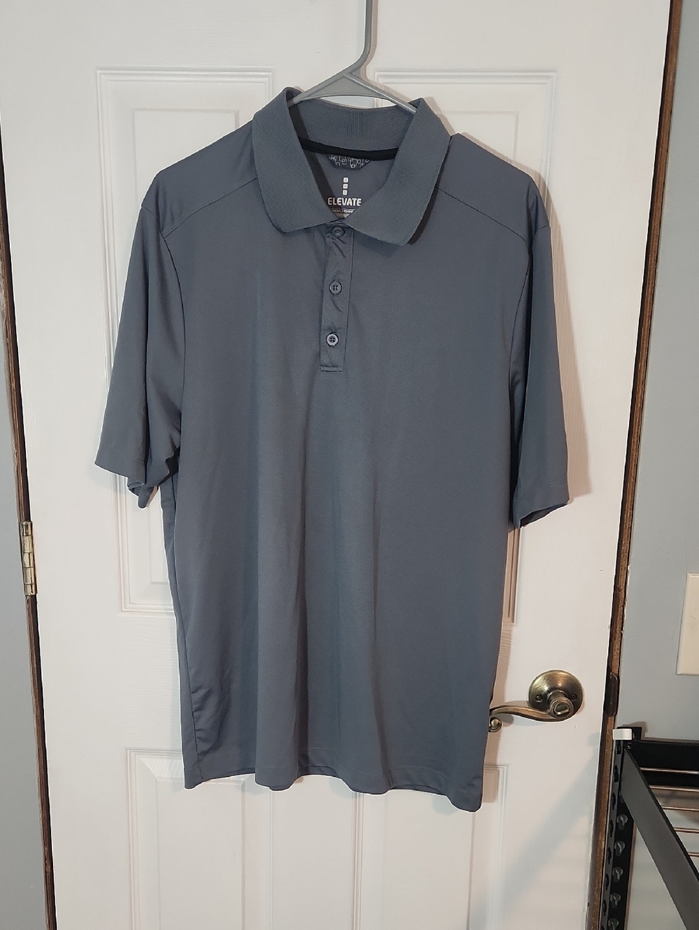 Elevate Men's Grey Performance Polo
